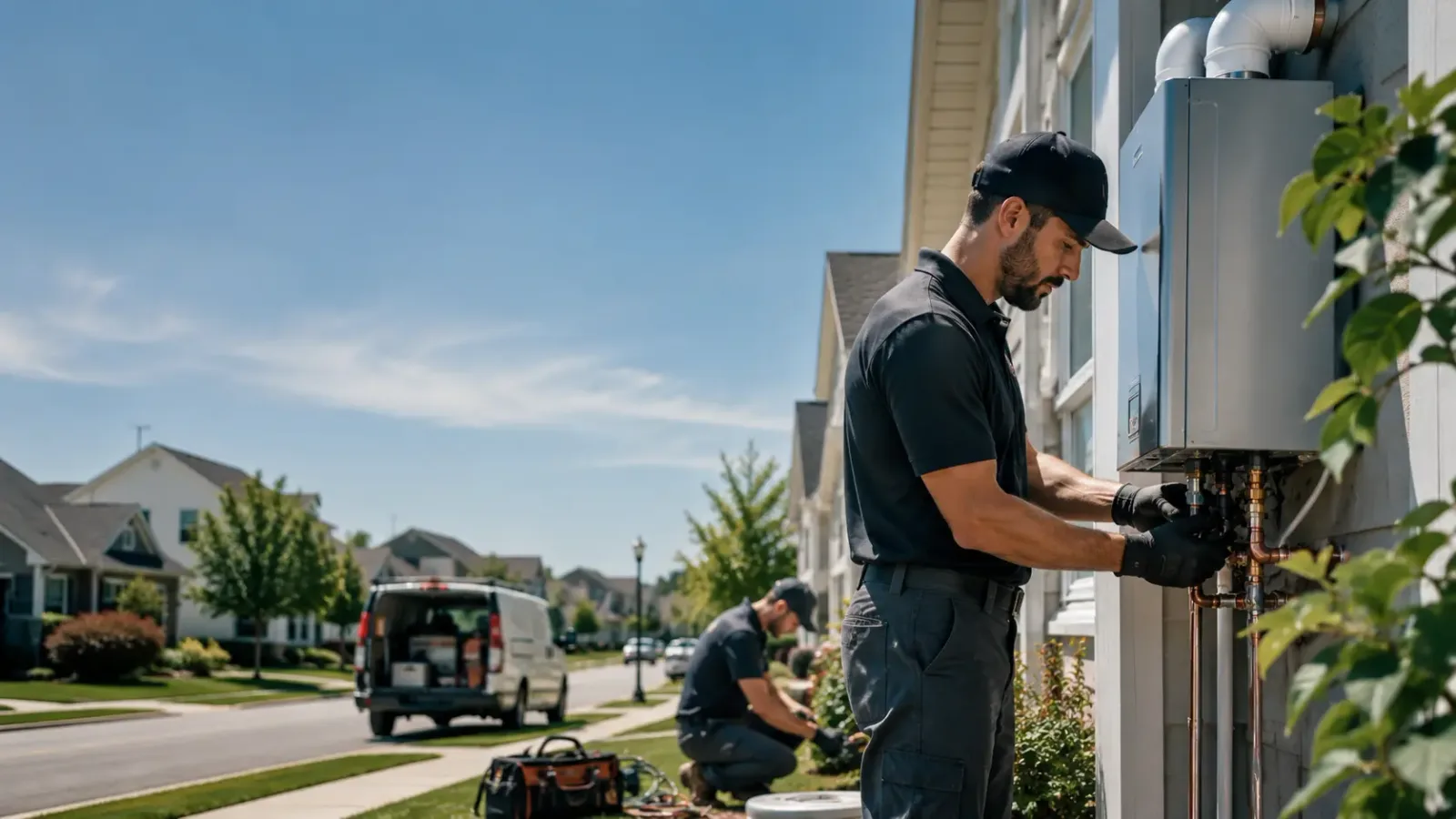 Tankless Water Heater Installation in Schneider, IN